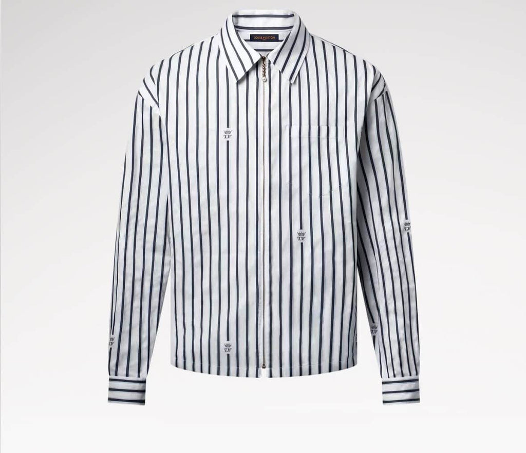 Long-Sleeved Zip-Up Shirt