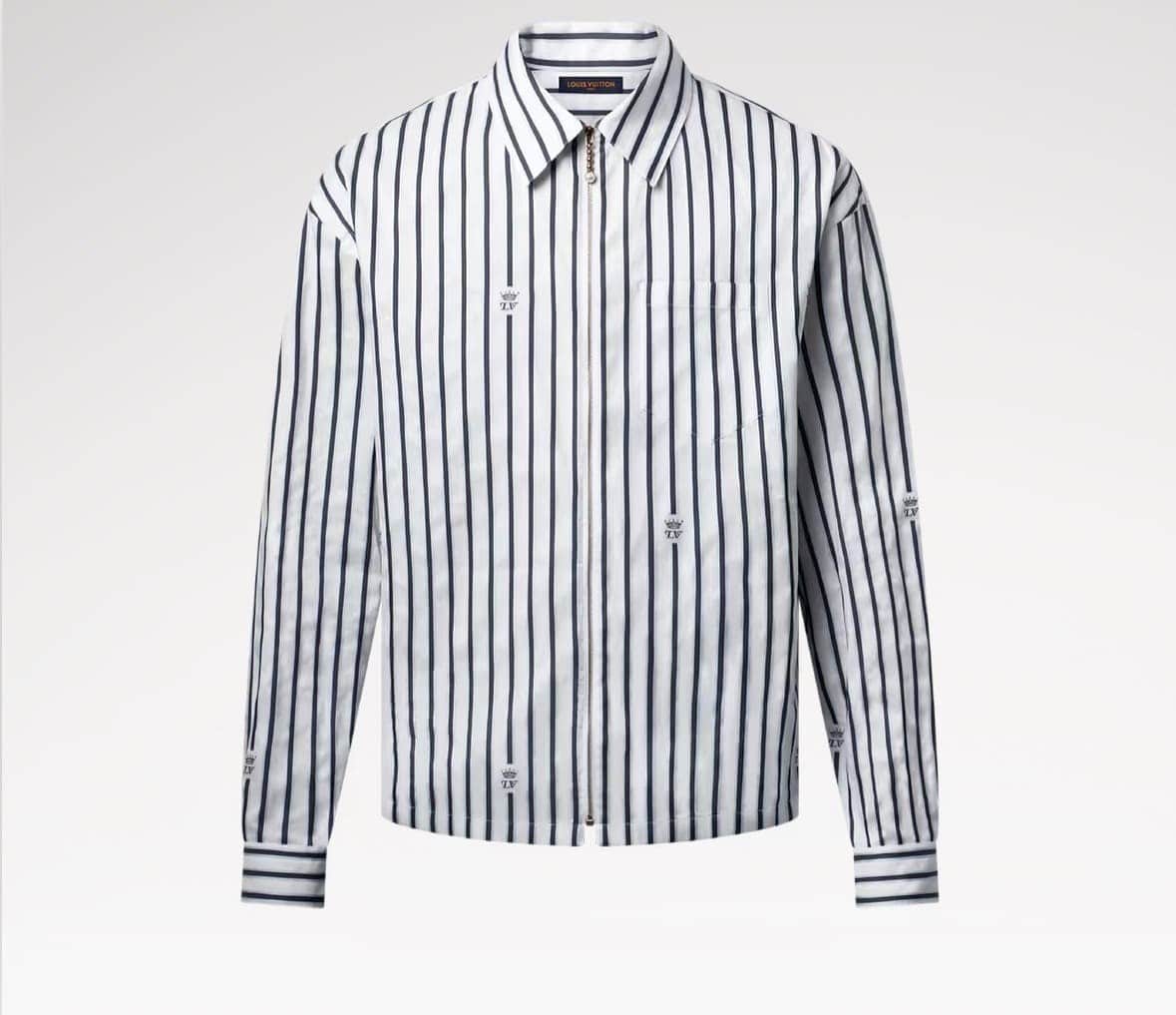 Long-Sleeved Zip-Up Shirt