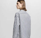 Long-Sleeved Zip-Up Shirt