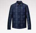 Monogram Tartan Denim Overshirt