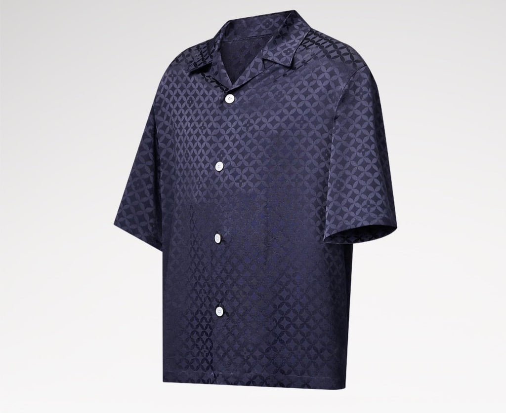 Graphic Jacquard Short-Sleeved Shirt