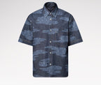 Monogram Short-Sleeved Chambray Shirt