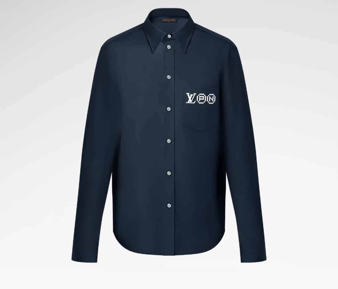 Printed Signature Long-Sleeved Shirt