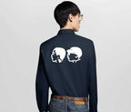 Printed Signature Long-Sleeved Shirt