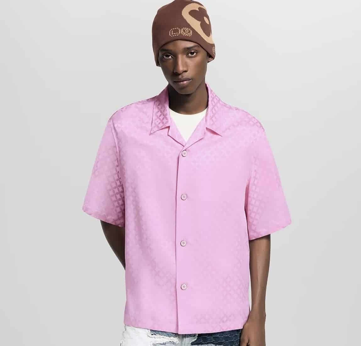 Graphic Jacquard Short-Sleeved Shirt