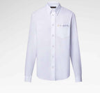 Embellished Long-Sleeved Cotton Shirt