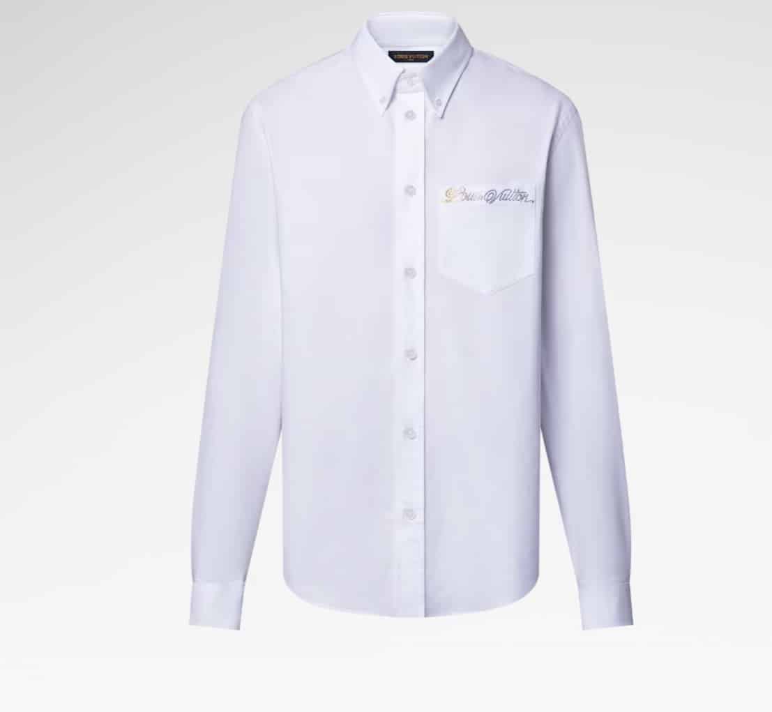 Embellished Long-Sleeved Cotton Shirt