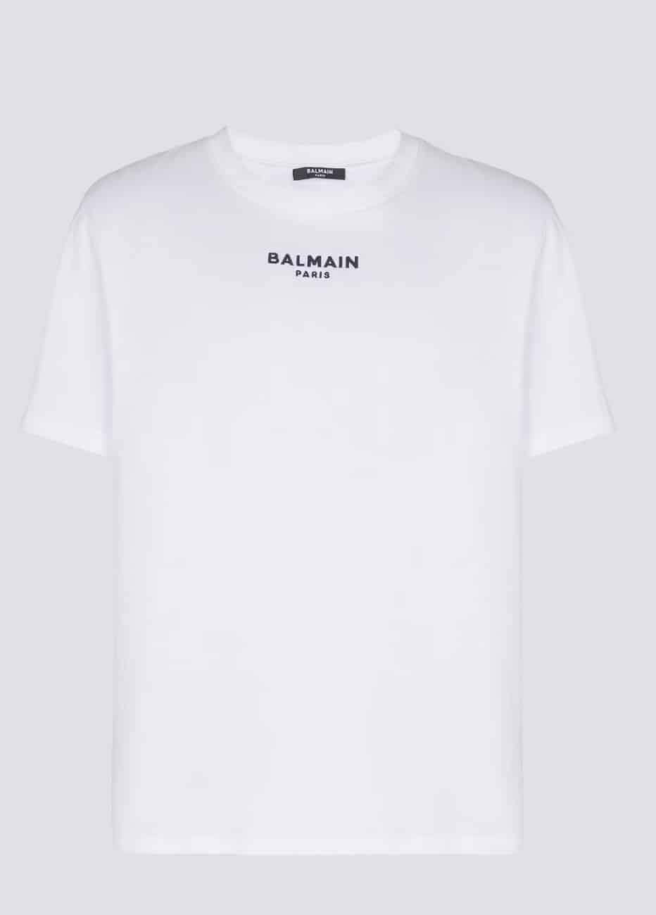 Embroidered Balmain Paris T-shirt
