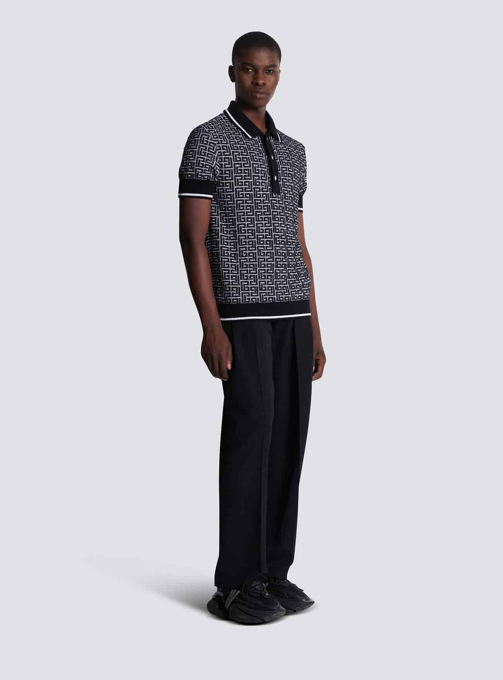 PB Labyrinth knit polo shirt