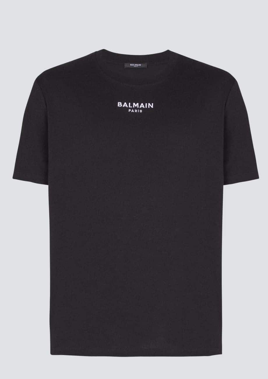 Embroidered Balmain Paris T-shirt