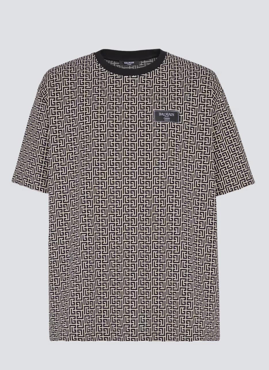 Monogram jacquard T-shirt