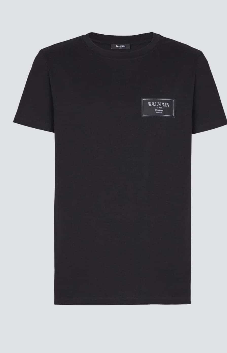 T-shirt with Balmain Couture label