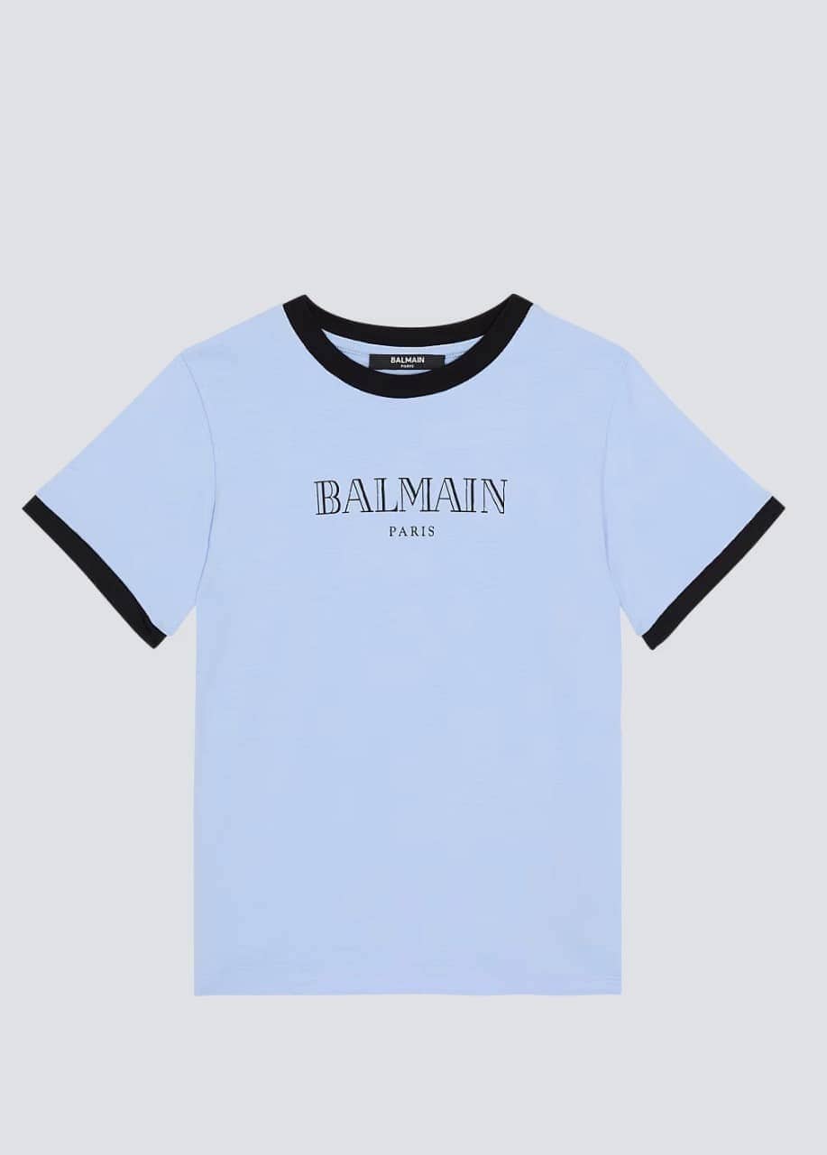 T-shirt with Balmain Paris print