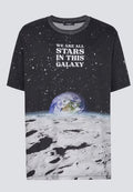Earth &amp; Stars print T-shirt