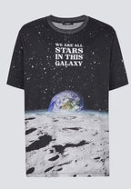 Earth &amp; Stars print T-shirt