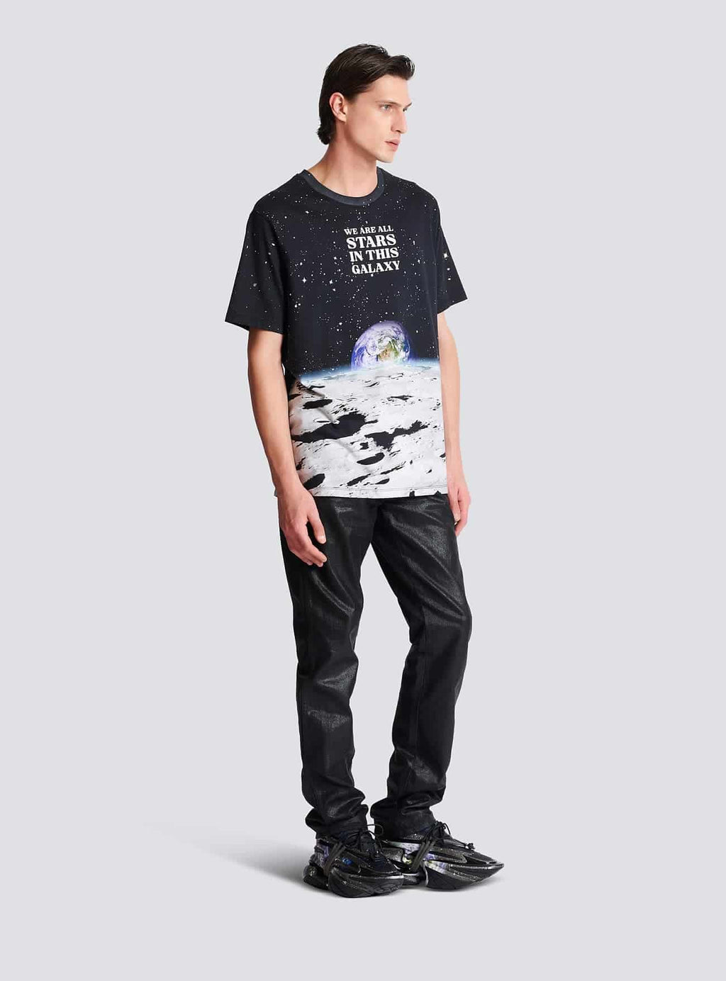 Earth &amp; Stars print T-shirt