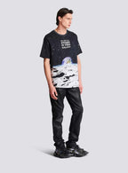 Earth &amp; Stars print T-shirt
