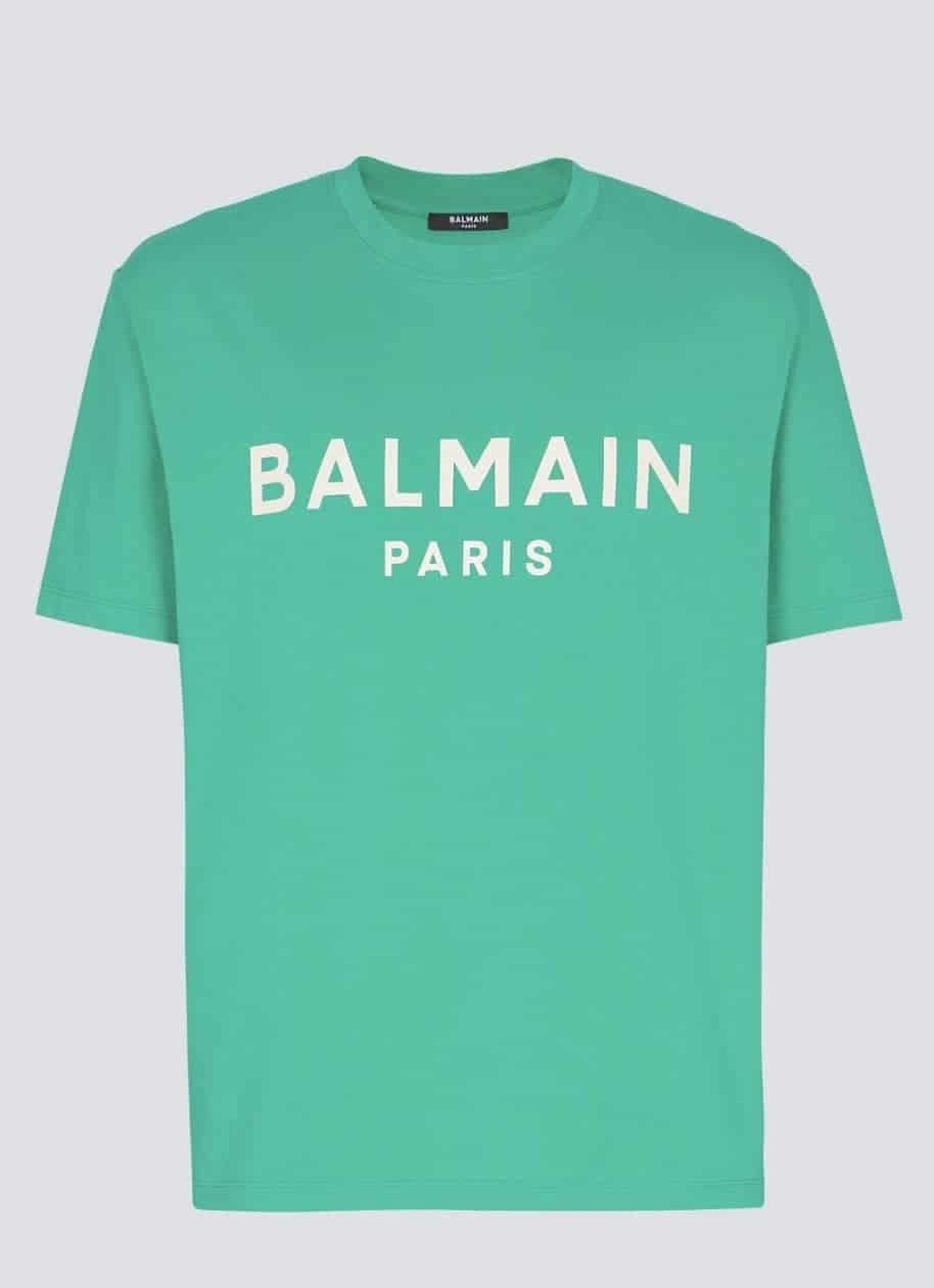 T-shirt with Balmain Paris print