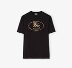 Check Knight Stamp Cotton T-shirtPrice