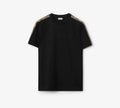 Check Trim Cotton T-shirt