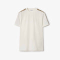Check Trim Cotton T-shirt