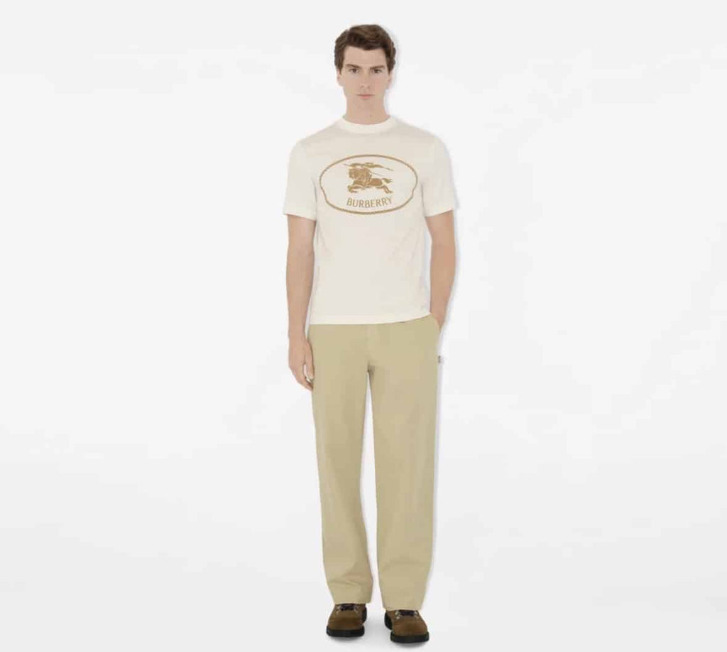 Knight Stamp Cotton T-shirtPrice