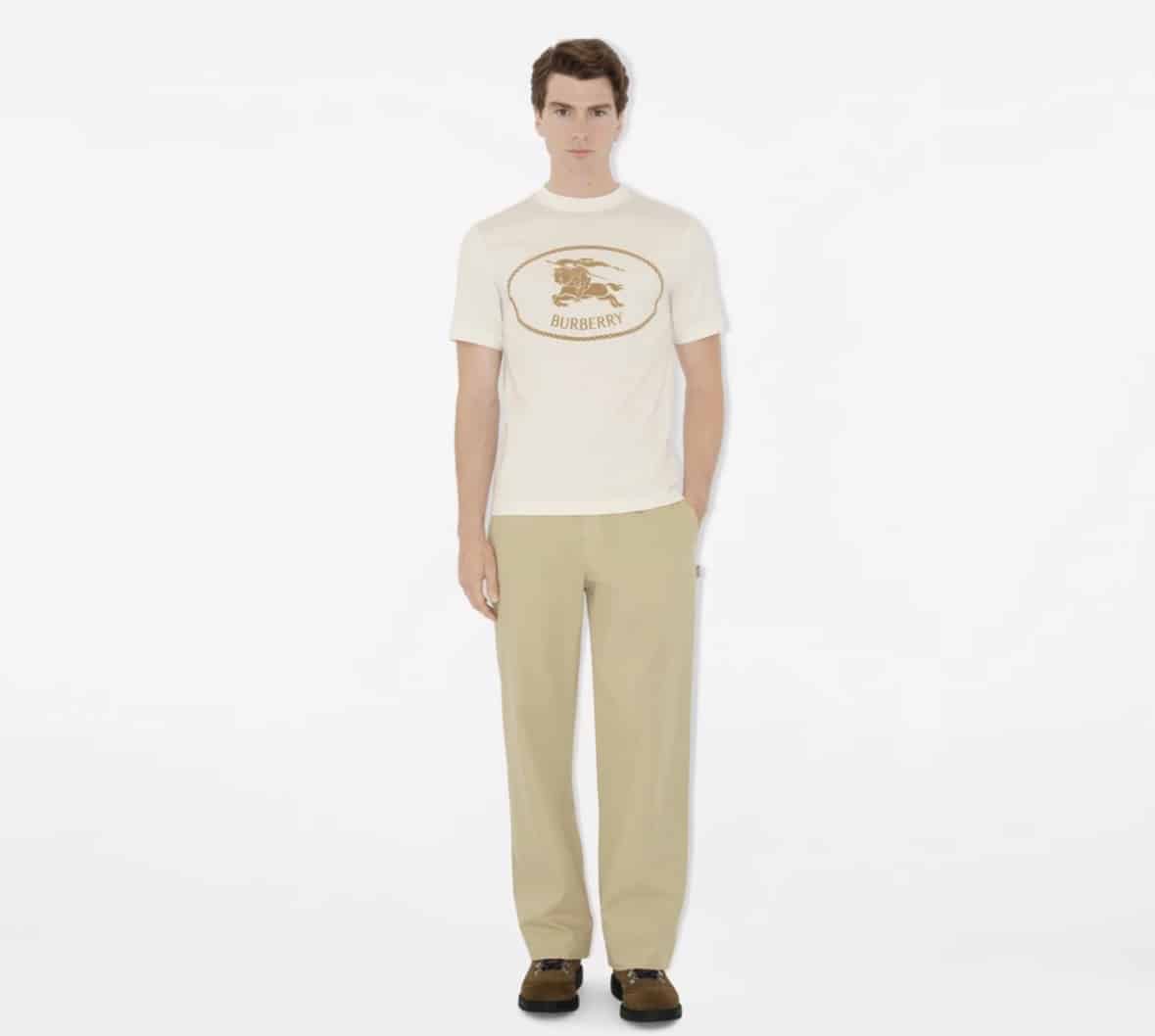 Knight Stamp Cotton T-shirtPrice