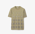Gradient Check Cotton T-shirtPrice