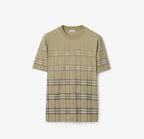 Gradient Check Cotton T-shirtPrice