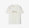 Check Cursive Logo Cotton T-shirtPrice