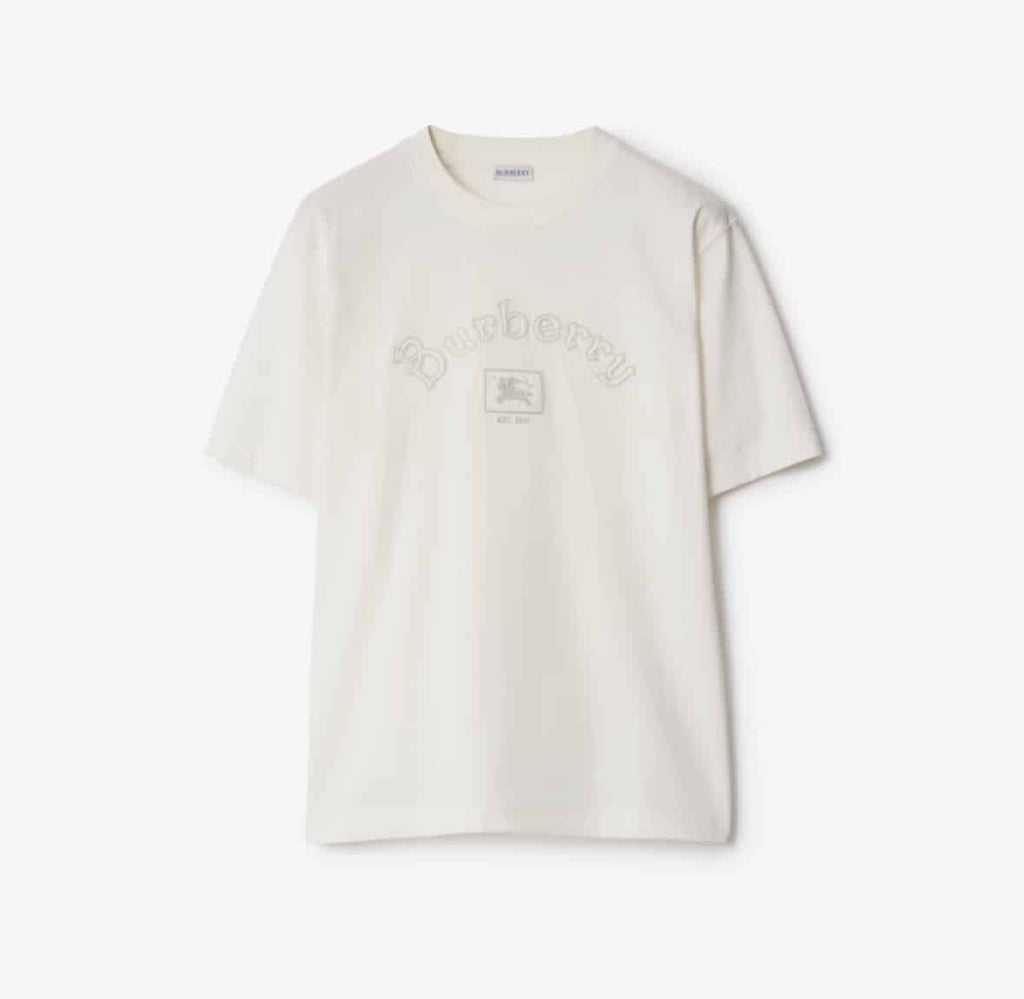Gothic Logo Cotton T-shirt
