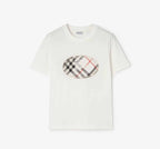 Check Knight Stamp Cotton T-shirtPrice
