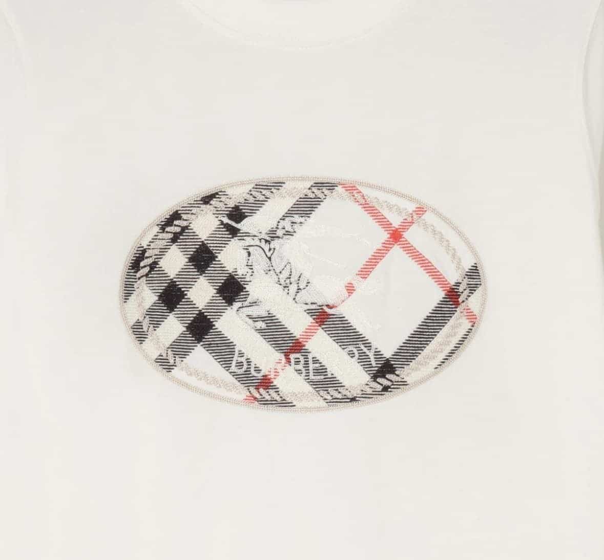 Check Knight Stamp Cotton T-shirtPrice