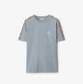 Check Trim Cotton T-shirt