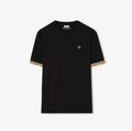 Check Trim Cotton T-shirt