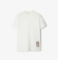 Check Label Cotton T-shirt