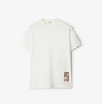 Check Label Cotton T-shirt