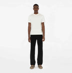 Check Label Cotton T-shirt