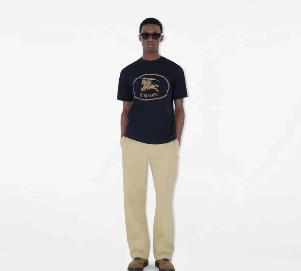 Knight Stamp Cotton T-shirtPrice
