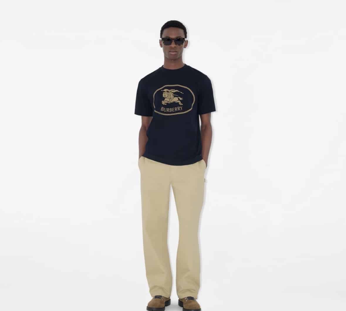 Knight Stamp Cotton T-shirtPrice