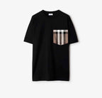 Check Pocket Cotton T-shirt