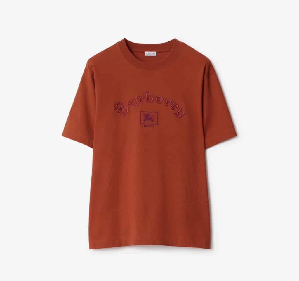 Gothic Logo Cotton T-shirt