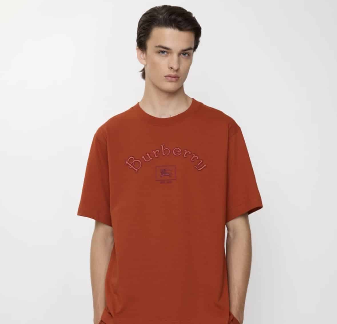 Gothic Logo Cotton T-shirt