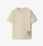 Check Label Cotton T-shirt