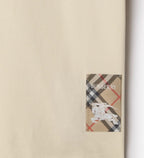 Check Label Cotton T-shirt