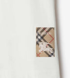 Check Label Cotton T-shirt