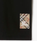 Check Label Cotton T-shirt