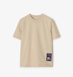 Check Label Cotton T-shirt