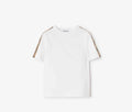 Check Trim Cotton T-shirt