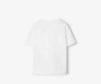 Check Trim Cotton T-shirt